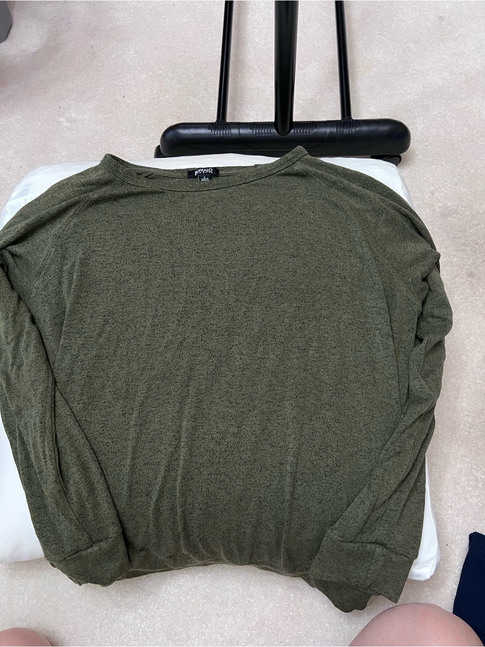Buffalo David Bitton Olive Green Women's Crewneck Sweatshirt